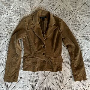 Vintage Corduroy Calvin Klein Women's Tan Blazer Jacket